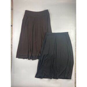 2 Lot Women's S Kasper and JM Collection Midi Skirt